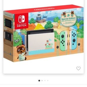 Nintendo switch animal crossing edition